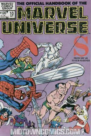 Official Handbook Of The Marvel Universe #10