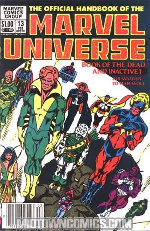 Official Handbook Of The Marvel Universe #13