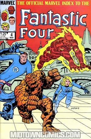 Official Marvel Index To The Fantastic Four #4