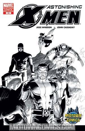 Astonishing X-Men Vol 3 #13 Cover B Midtown Exclusive NYCC 2006 Sketch Variant