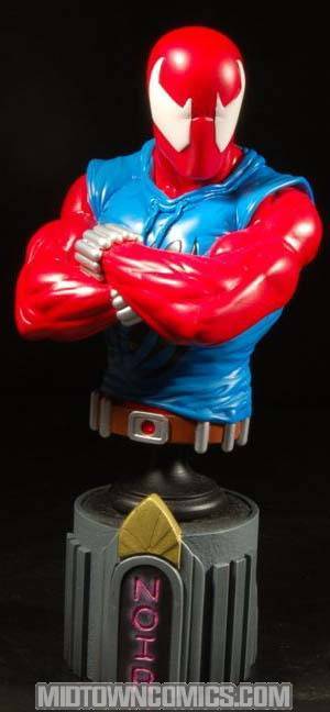 Scarlet Spider-Man Mini Bust By Bowen