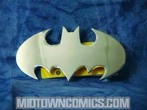 Batman Silver Plated Die-Cut Bat Buckle