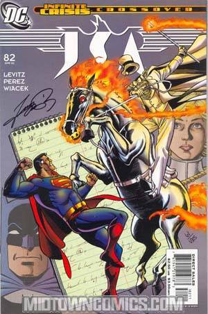 JSA #82 Cover B DF Signed By George Perez