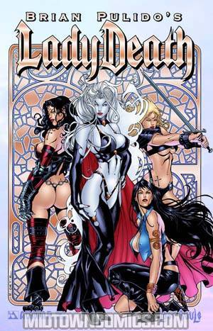 Brian Pulidos Lady Death Lost Souls #1 Gold Foil Cvr