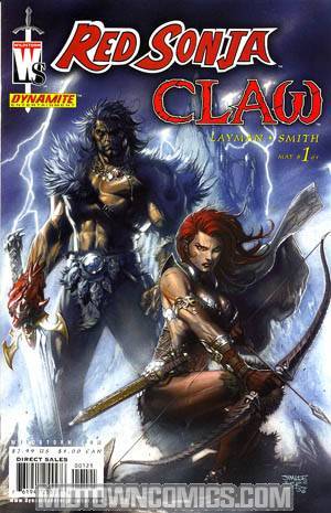 Red Sonja Claw Devils Hands #1 Cover B Incentive Jim Lee Variant Cover
