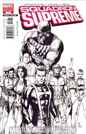 Squadron Supreme Vol 2 #1 Cover C Incentive Gary Frank Sketch Variant Cover