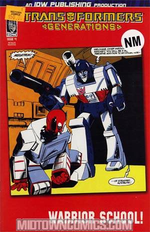 Transformers Generations #1 Cover C Incentive Retro-Deco Cover