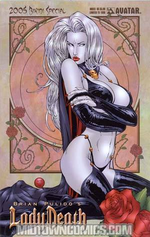 Brian Pulidos Lady Death 2005 Bikini Special Roses Cvr