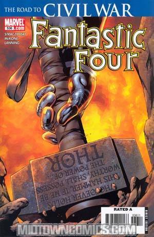 Fantastic Four Vol 3 #536  Cover A 1st Ptg (Road To Civil War Tie-In)