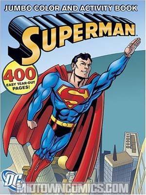 Superman Jumbo Color And Activity Book TP