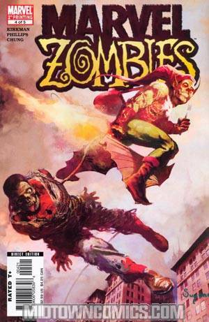 Marvel Zombies #4 Cover B 2nd Ptg Variant