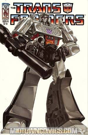 Transformers Infiltration #4 Incentive Guidi Megatron Cover
