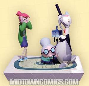 Fosters Home For Imaginary Friends Frankie Madame and Mr Herriman Statue