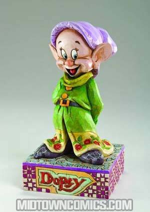Disney Dopey Simply Adorable Heartwood Creek Resin Statue