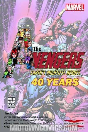 40 Years Of The Avengers DVD-ROM