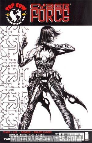 Cyberforce Vol 3 #2 Cover C Incentive Lee Black & White Cvr