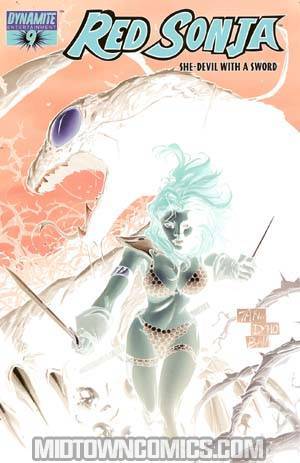 Red Sonja Vol 4 #9 Cover G Incentive Tan Negative Ed