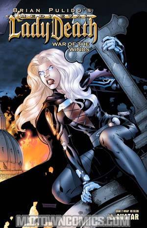 Brian Pulidos Medieval Lady Death War Of The Winds #2 Wrap Cvr