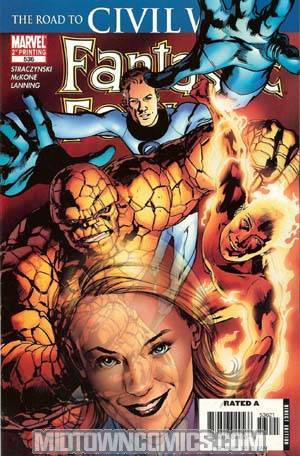 Fantastic Four Vol 3 #536 Cover B 2nd Ptg Hitch Variant (Road To Civil War Tie-In)