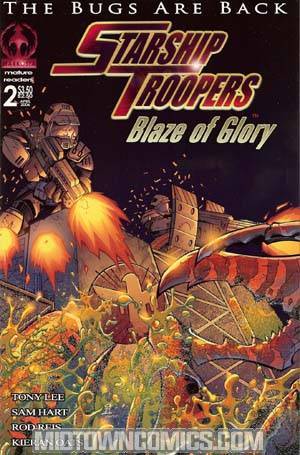 Starship Troopers Blaze Of Glory #2 Frizzell - Bug Fighting Cvr