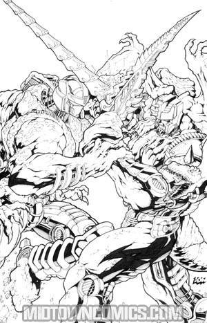 Transformers Beast Wars #4 Incentive Figueroa Sketch Cover