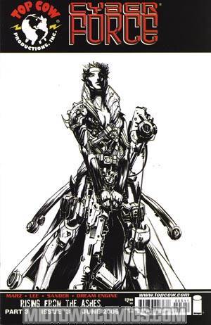 Cyberforce Vol 3 #3 Cover B Incentive Lee Black & White Cvr