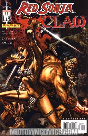 Red Sonja Claw Devils Hands #3 Cover B Lee Bermejo Cover