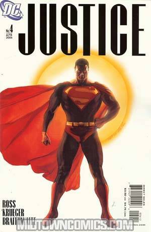 Justice (DC) #4 Cover B 2nd Ptg