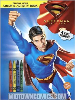 Superman Returns Color And Activity With Crayons TP