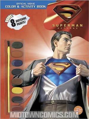 Superman Returns Color And Activity With Paints TP