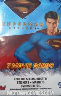 Superman Returns The Movie Trading Cards Pack