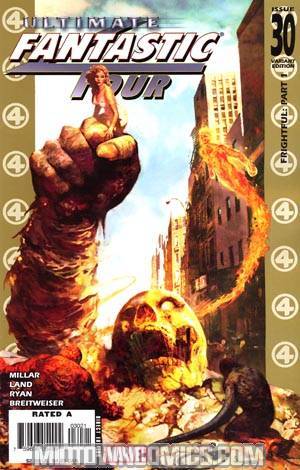 Ultimate Fantastic Four #30 Incentive Suydam Zombie Variant Cover