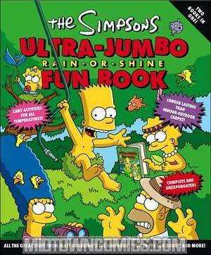 Simpsons Ultra Jumbo Rain Or Shine Fun Book TP