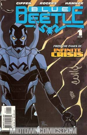 Blue Beetle (DC) Vol 2 #1 Cover D DF Signed By Cully Hamner