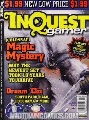 Inquest Gamer #135 Magic Coldsnap Cvr