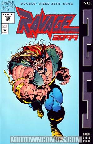 Ravage 2099 #25 Cover A Silver Foil Embossed Cover