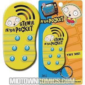 Family Guy Stewie In Your Pocket Talking Keychain