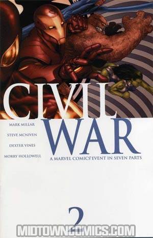 Civil War #2 Cover A 1st Ptg Regular Cover