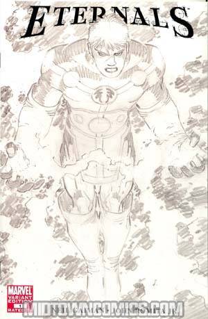 Eternals Vol 3 #1 Cover B Incentive Romita Jr Sketch Variant