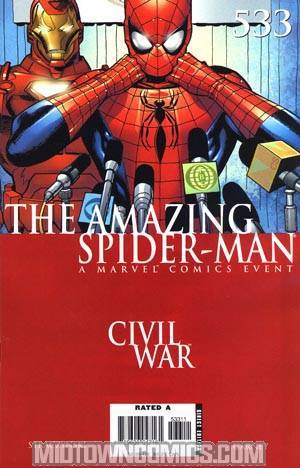 Amazing Spider-Man Vol 2 #533 Cover A Regular Cover (Civil War Tie-In)