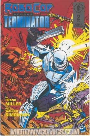 Robocop Versus The Terminator #2 Cover A With Character Stand-Up