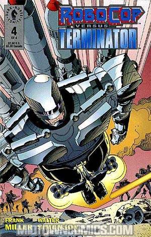 Robocop Versus The Terminator #4 Cover A With Character Stand-Up