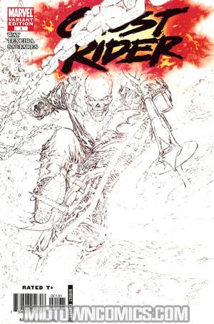 Ghost Rider Vol 5 #1 Cover C Incentive Marc Silvestri Sketch Variant Cover