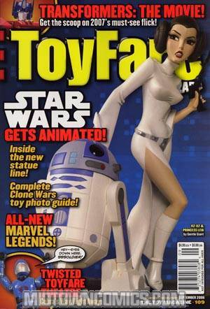 Toyfare #109 Star Wars Animated Leia Cvr