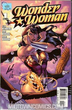 Wonder Woman Vol 3 #1 Cover C DF Signed By Allan Heinberg