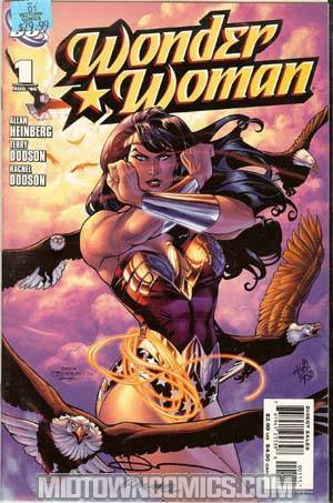 Wonder Woman Vol 3 #1 Cover D DF Signed By Terry & Rachel Dodson
