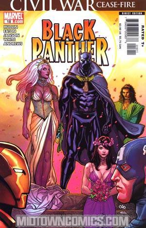 Black Panther Vol 4 #18 Cover A Regular Frank Cho Cover (Civil War Tie-In)