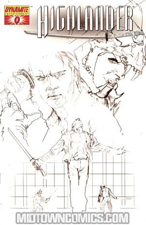 Highlander #0 Incentive Dell Otto Sketch Cvr