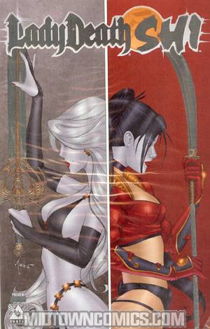 Lady Death Shi Preview Platinum Foil Cvr