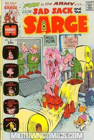 Sad Sack And The Sarge #110